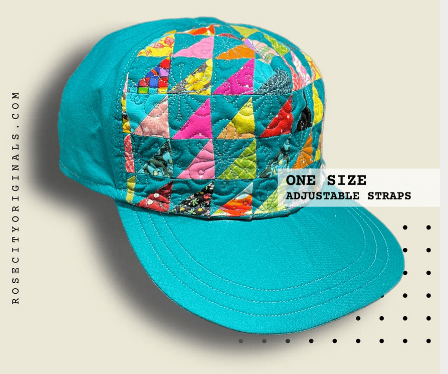Quilted Trucker Hat - Pattern - Printed Booklet – RoseCityOriginals